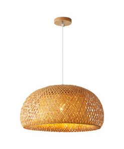 “Bamboo Zen” – Ručno pleteni luster od prirodnog bambusa