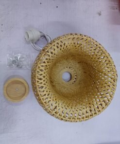 “Bamboo Zen” – Ručno pleteni luster od prirodnog bambusa