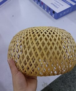“Bamboo Zen” – Ručno pleteni luster od prirodnog bambusa