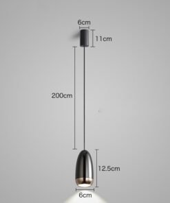 “Bullet Head” – Moderni minimalistički LED luster