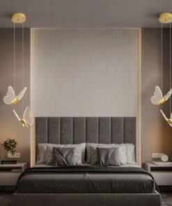 “Butterfly Grace” – Moderni akrilni luster sa motivom leptira
