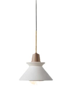 “Concrete Wood” – Nordijska viseća lampa od cementa i punog drveta