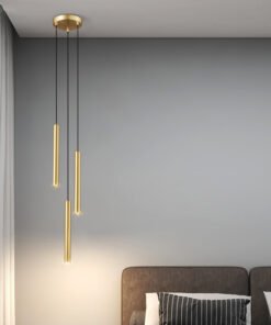 “Copper Slim” – Minimalistički bakreni luster sa LED izvorom svjetlosti