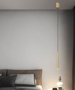 “Copper Slim” – Minimalistički bakreni luster sa LED izvorom svjetlosti