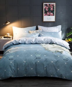 “Cotton Blend Bedding Set” – 4-dijelni set posteljine sa modernim uzorcima