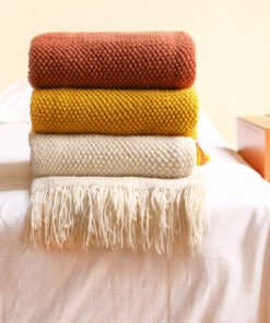 “EuroKnit Heritage” – Višenamjenska pletena deka s resicama