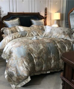 “European Satin Cotton Bedding Set” – 4-dijelni set posteljine od 100% pamuka sa elegantnim europskim ornamentima