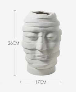 "FaceArt" Minimalist – Keramička vaza s umjetničkim motivom lica
