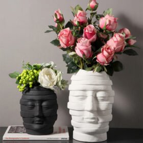 "FaceArt" Minimalist – Keramička vaza s umjetničkim motivom lica