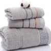 “GeoCotton Elite” – Set luksuznih pamučnih peškira sa geometrijskim uzorkom