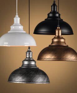 “Industrial Dome” – Retro metalni luster u američkom seoskom stilu