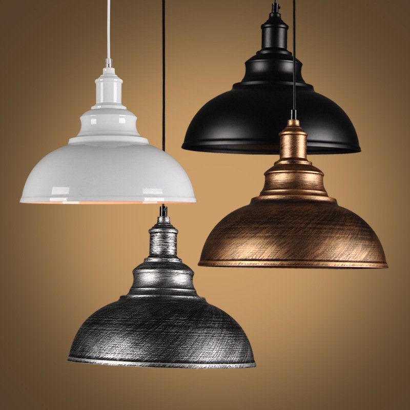 “Industrial Dome” – Retro metalni luster u američkom seoskom stilu