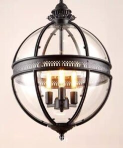 “Industrial Saucer Pendant” – Američki viseći luster od željeza