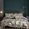 “Luxury Jacquard Bedding Set” – 3-dijelni set posteljine od poliestera sa elegantnim ornamentalnim i floralnim uzorcima