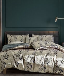 “Luxury Jacquard Bedding Set” – 3-dijelni set posteljine od poliestera sa elegantnim ornamentalnim i floralnim uzorcima