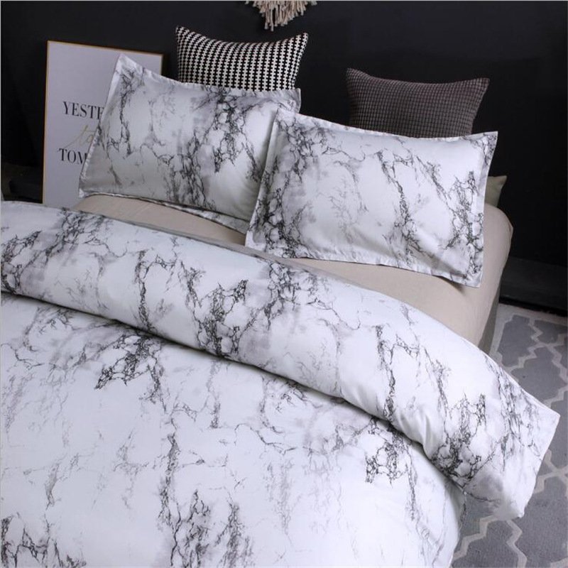 “Marble Trend” – 2/3-dijelni set posteljine sa mramornim uzorkom