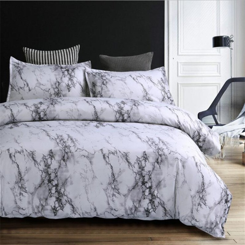 “Marble Trend” – 2/3-dijelni set posteljine sa mramornim uzorkom