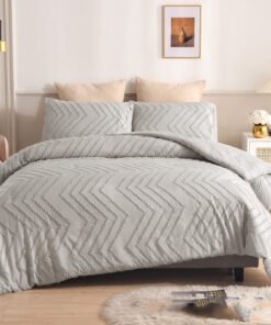 “Modern Brushed Polyester Bedding Set” – 2/3-dijelni set posteljine od poliestera sa reljefnim uzorkom