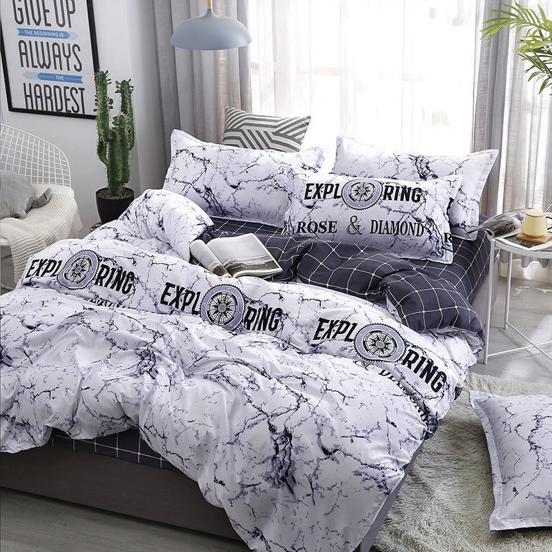 “Modern Pattern Set” – 3/4-dijelni set posteljine od kvalitetnog poliestera sa savremenim dezenima