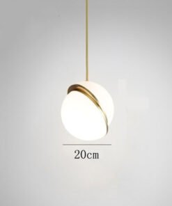 “Modern Ring” – Geometrijski metalni luster od kovanog željeza