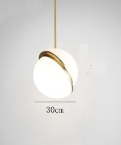 “Modern Ring” – Geometrijski metalni luster od kovanog željeza