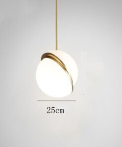 “Modern Ring” – Geometrijski metalni luster od kovanog željeza