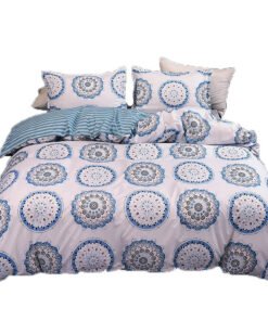 “Mono Chic Set” – 3-dijelni set posteljine od mikrovlakana sa modernim kontrastnim dezenima