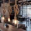 “Nautical Loft” – Vintage luster od konopljinog užeta u industrijskom stilu