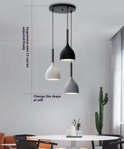 “Nordic Drop” – Minimalistička viseća lampa sa trobojnim LED svjetlom