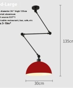 “Nordic Flex” – Podesivi moderni luster od metala i aluminijuma