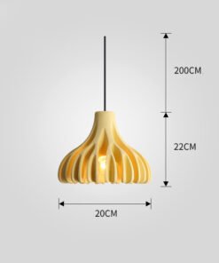 “Nordic Resin” – Moderni luster od smole i željeza