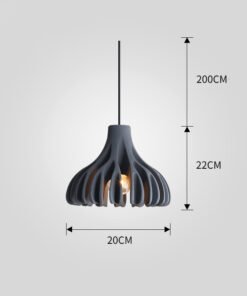 “Nordic Resin” – Moderni luster od smole i željeza