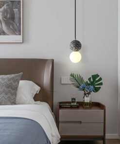 “Nordic Terrazzo” – Moderni luster od cementnog teraca i stakla