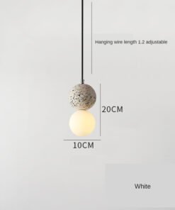 “Nordic Terrazzo” – Moderni luster od cementnog teraca i stakla