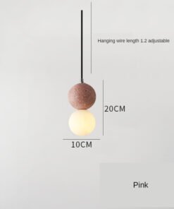 “Nordic Terrazzo” – Moderni luster od cementnog teraca i stakla
