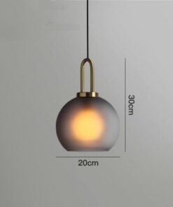 “Orbital Glow” – Moderni luster od matiranog i prozirnog stakla