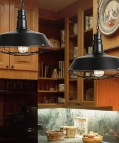 “Retro Industrial” – Viseći luster od kovanog željeza sa podesivom visinom