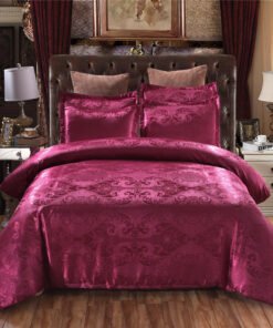 “Royal Jacquard Set” – 2/3-dijelni luksuzni set posteljine od satenskog poliestera sa baroknim dezenom