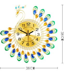 "RoyalPeacock" Crystal – Luksuzni zidni sat