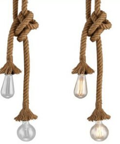 “Rustic Rope” – Viseći luster od prirodnog užeta (konoplje)