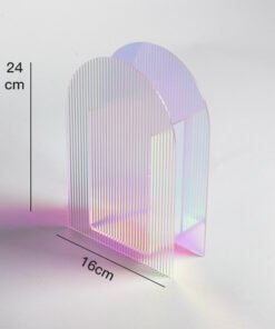 "Spectrum Glow" – Nordijska minimalistička akrilna vaza
