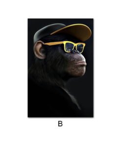 "Urban Apes" Canvas – Moderna ulična umjetnost na platnu