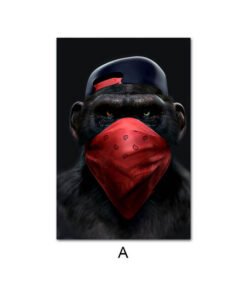 "Urban Apes" Canvas – Moderna ulična umjetnost na platnu