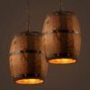 “Vintage Barrel” – Kreativni luster od drvene vinske bačve