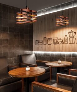 “Vintage Industrial” – Željezni viseći luster u američkom stilu