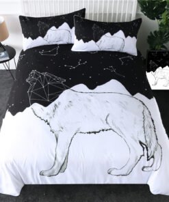 “Wolf Spirit” – 3-dijelni set posteljine sa realističnim printom vuka
