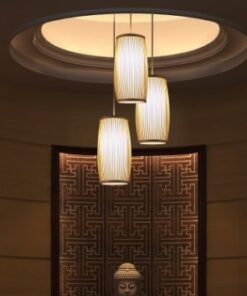 “Zen Glow” – Bambusna viseća svjetiljka za toplu ambijentalnu rasvjetu