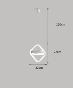 “Zenith Geometric Elite” – Luksuzni pametni LED luster od precizno obrađenog metala