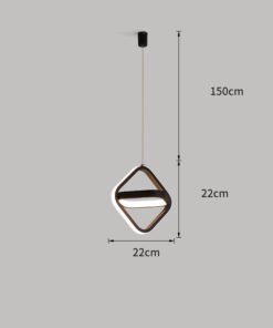 “Zenith Geometric Elite” – Luksuzni pametni LED luster od precizno obrađenog metala