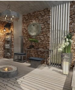 “3D Stone Wallpaper” – Dekorativne PVC tapete sa efektom prirodnog kamena